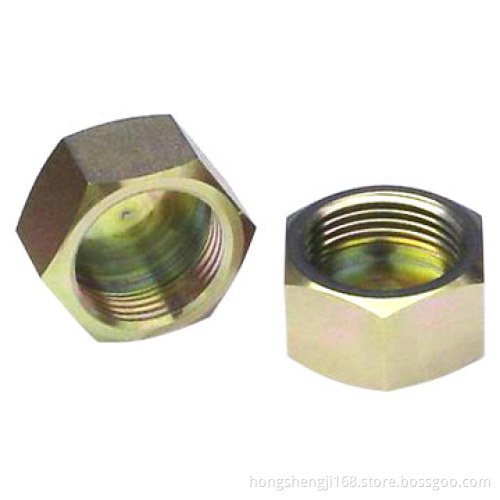 Chrome Plating Steel / Copper CNC Thread Cutting for Nuts
